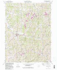 Sarahsville Ohio Historical topographic map, 1:24000 scale, 7.5 X 7.5 Minute, Year 1994