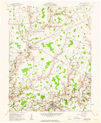 Sardinia Ohio Historical topographic map, 1:24000 scale, 7.5 X 7.5 Minute, Year 1961