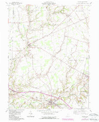 Sardinia Ohio Historical topographic map, 1:24000 scale, 7.5 X 7.5 Minute, Year 1961