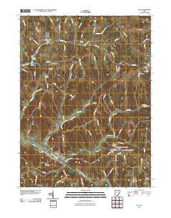 Scio Ohio Historical topographic map, 1:24000 scale, 7.5 X 7.5 Minute, Year 2010