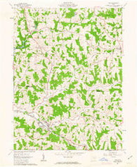 Scio Ohio Historical topographic map, 1:24000 scale, 7.5 X 7.5 Minute, Year 1961
