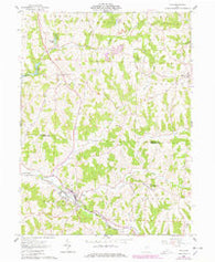 Scio Ohio Historical topographic map, 1:24000 scale, 7.5 X 7.5 Minute, Year 1961
