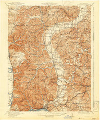 Sciotoville Ohio Historical topographic map, 1:62500 scale, 15 X 15 Minute, Year 1913