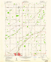Scott Ohio Historical topographic map, 1:24000 scale, 7.5 X 7.5 Minute, Year 1960