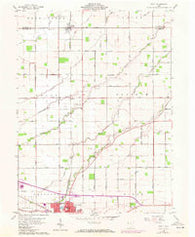 Scott Ohio Historical topographic map, 1:24000 scale, 7.5 X 7.5 Minute, Year 1960