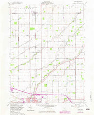 Scott Ohio Historical topographic map, 1:24000 scale, 7.5 X 7.5 Minute, Year 1960