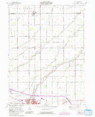 Scott Ohio Historical topographic map, 1:24000 scale, 7.5 X 7.5 Minute, Year 1960