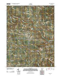 Seaman Ohio Historical topographic map, 1:24000 scale, 7.5 X 7.5 Minute, Year 2010