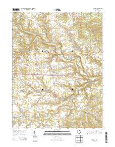 Seaman Ohio Historical topographic map, 1:24000 scale, 7.5 X 7.5 Minute, Year 2013