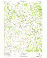 Seaman Ohio Historical topographic map, 1:24000 scale, 7.5 X 7.5 Minute, Year 1961