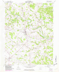 Seaman Ohio Historical topographic map, 1:24000 scale, 7.5 X 7.5 Minute, Year 1961