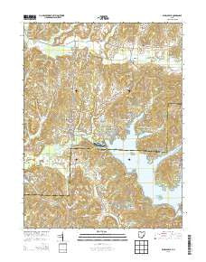 Senecaville Ohio Historical topographic map, 1:24000 scale, 7.5 X 7.5 Minute, Year 2013