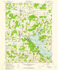 Senecaville Ohio Historical topographic map, 1:24000 scale, 7.5 X 7.5 Minute, Year 1961
