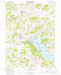 Senecaville Ohio Historical topographic map, 1:24000 scale, 7.5 X 7.5 Minute, Year 1961