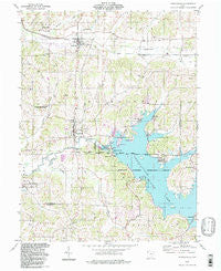 Senecaville Ohio Historical topographic map, 1:24000 scale, 7.5 X 7.5 Minute, Year 1994