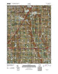 Seville Ohio Historical topographic map, 1:24000 scale, 7.5 X 7.5 Minute, Year 2010