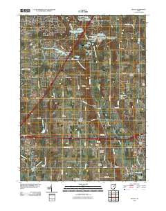 Seville Ohio Historical topographic map, 1:24000 scale, 7.5 X 7.5 Minute, Year 2010