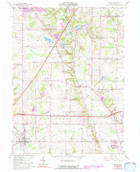Seville Ohio Historical topographic map, 1:24000 scale, 7.5 X 7.5 Minute, Year 1961