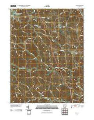 Shade Ohio Historical topographic map, 1:24000 scale, 7.5 X 7.5 Minute, Year 2010