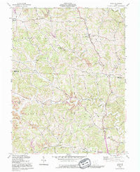 Shade Ohio Historical topographic map, 1:24000 scale, 7.5 X 7.5 Minute, Year 1992