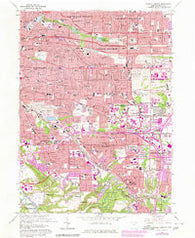 Shaker Heights Ohio Historical topographic map, 1:24000 scale, 7.5 X 7.5 Minute, Year 1963