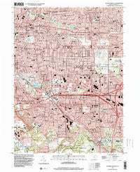 Shaker Heights Ohio Historical topographic map, 1:24000 scale, 7.5 X 7.5 Minute, Year 1994