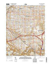 Shaker Heights Ohio Historical topographic map, 1:24000 scale, 7.5 X 7.5 Minute, Year 2013