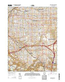 Shaker Heights Ohio Historical topographic map, 1:24000 scale, 7.5 X 7.5 Minute, Year 2013