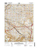 Shaker Heights Ohio Current topographic map, 1:24000 scale, 7.5 X 7.5 Minute, Year 2016