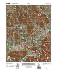 Shandon Ohio Historical topographic map, 1:24000 scale, 7.5 X 7.5 Minute, Year 2010