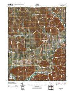 Shandon Ohio Historical topographic map, 1:24000 scale, 7.5 X 7.5 Minute, Year 2010