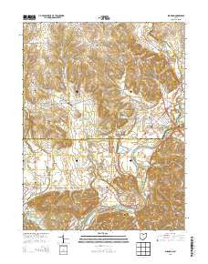 Shandon Ohio Historical topographic map, 1:24000 scale, 7.5 X 7.5 Minute, Year 2013