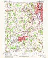 Sharon West Pennsylvania Historical topographic map, 1:24000 scale, 7.5 X 7.5 Minute, Year 1962
