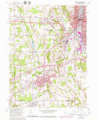 Sharon West Pennsylvania Historical topographic map, 1:24000 scale, 7.5 X 7.5 Minute, Year 1962
