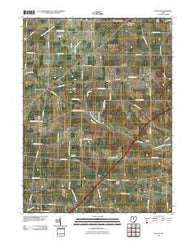 Shauck Ohio Historical topographic map, 1:24000 scale, 7.5 X 7.5 Minute, Year 2010