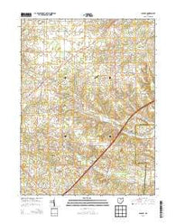 Shauck Ohio Historical topographic map, 1:24000 scale, 7.5 X 7.5 Minute, Year 2013