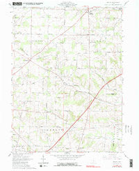 Shauck Ohio Historical topographic map, 1:24000 scale, 7.5 X 7.5 Minute, Year 1961