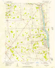 Shawnee Hills Ohio Historical topographic map, 1:24000 scale, 7.5 X 7.5 Minute, Year 1954