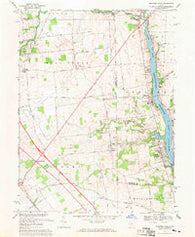 Shawnee Hills Ohio Historical topographic map, 1:24000 scale, 7.5 X 7.5 Minute, Year 1967