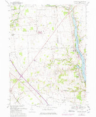 Shawnee Hills Ohio Historical topographic map, 1:24000 scale, 7.5 X 7.5 Minute, Year 1967