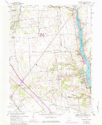 Shawnee Hills Ohio Historical topographic map, 1:24000 scale, 7.5 X 7.5 Minute, Year 1967