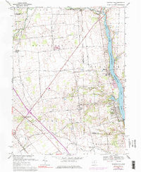 Shawnee Hills Ohio Historical topographic map, 1:24000 scale, 7.5 X 7.5 Minute, Year 1967