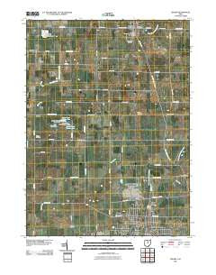Shelby Ohio Historical topographic map, 1:24000 scale, 7.5 X 7.5 Minute, Year 2010