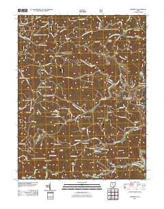 Sherritts Ohio Historical topographic map, 1:24000 scale, 7.5 X 7.5 Minute, Year 2011