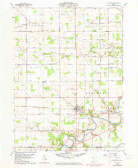 Sherwood Ohio Historical topographic map, 1:24000 scale, 7.5 X 7.5 Minute, Year 1960