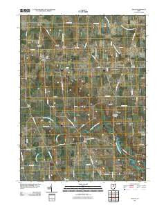 Shiloh Ohio Historical topographic map, 1:24000 scale, 7.5 X 7.5 Minute, Year 2010