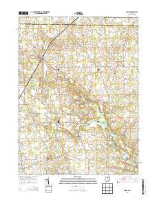 Shiloh Ohio Historical topographic map, 1:24000 scale, 7.5 X 7.5 Minute, Year 2013