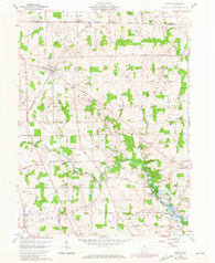 Shiloh Ohio Historical topographic map, 1:24000 scale, 7.5 X 7.5 Minute, Year 1960