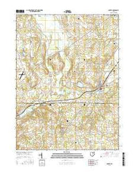 Shreve Ohio Current topographic map, 1:24000 scale, 7.5 X 7.5 Minute, Year 2016
