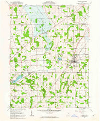 Shreve Ohio Historical topographic map, 1:24000 scale, 7.5 X 7.5 Minute, Year 1961